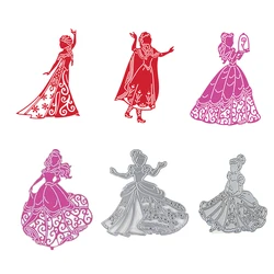 2019 New Dies Cartoon Girl Princess Metal Cutting Dies for DIY Scrapbooking Embossing Paper Cards Making Crafts