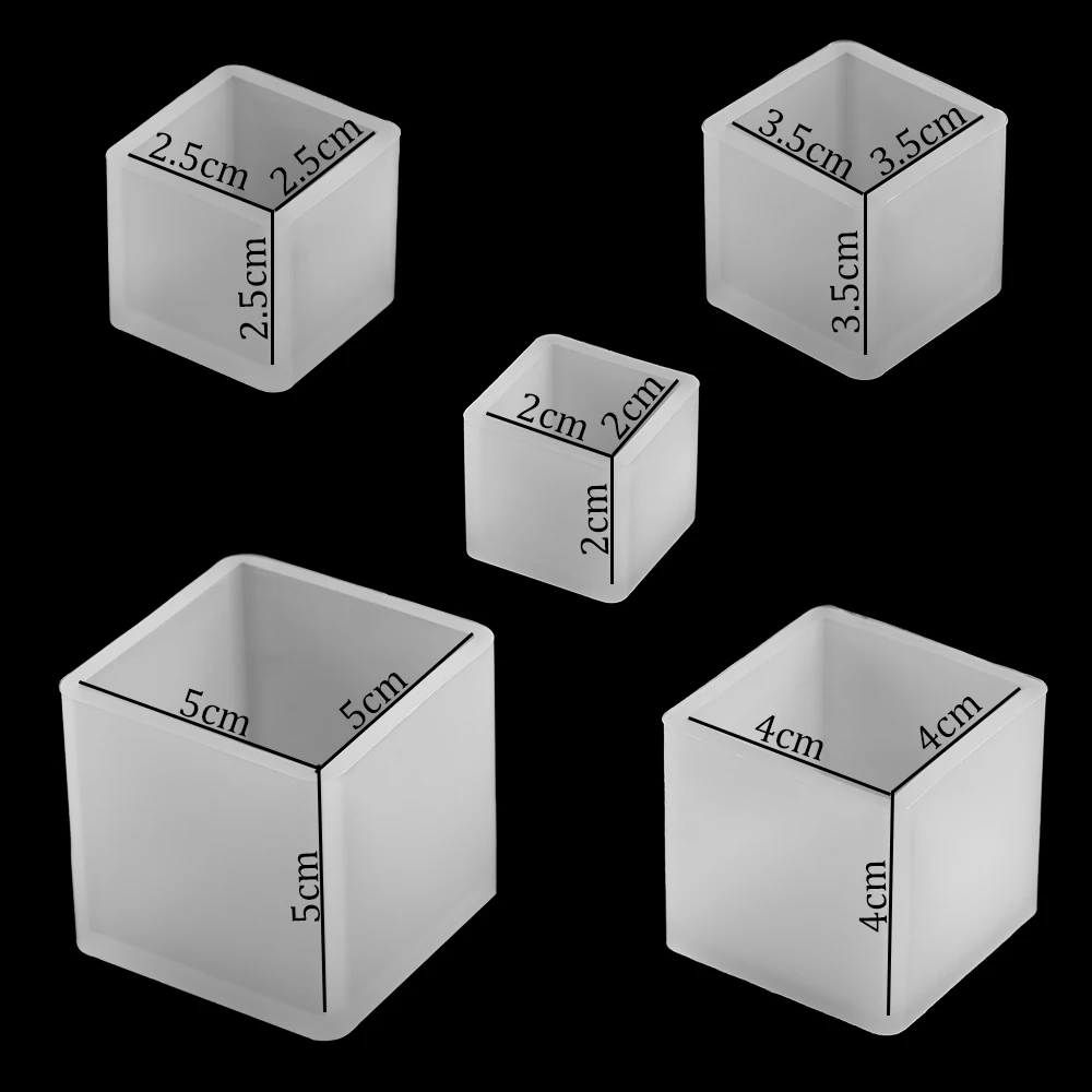 1Pcs Cube Jewelry Epoxy Casting Molds Sets Mixed Style UV Epoxy Resin Molds Tools For DIY Jewelry Making Findings Supplies Kits — zdjęcie 5