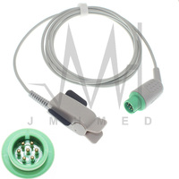 Compatible BIONET BM3,BM5,BM7,BM5 PRO Monitor Pulse Oximeter Spo2 Probe Sensor Adult/Child/Neonate/Finger/Ear Oximetry Cable.