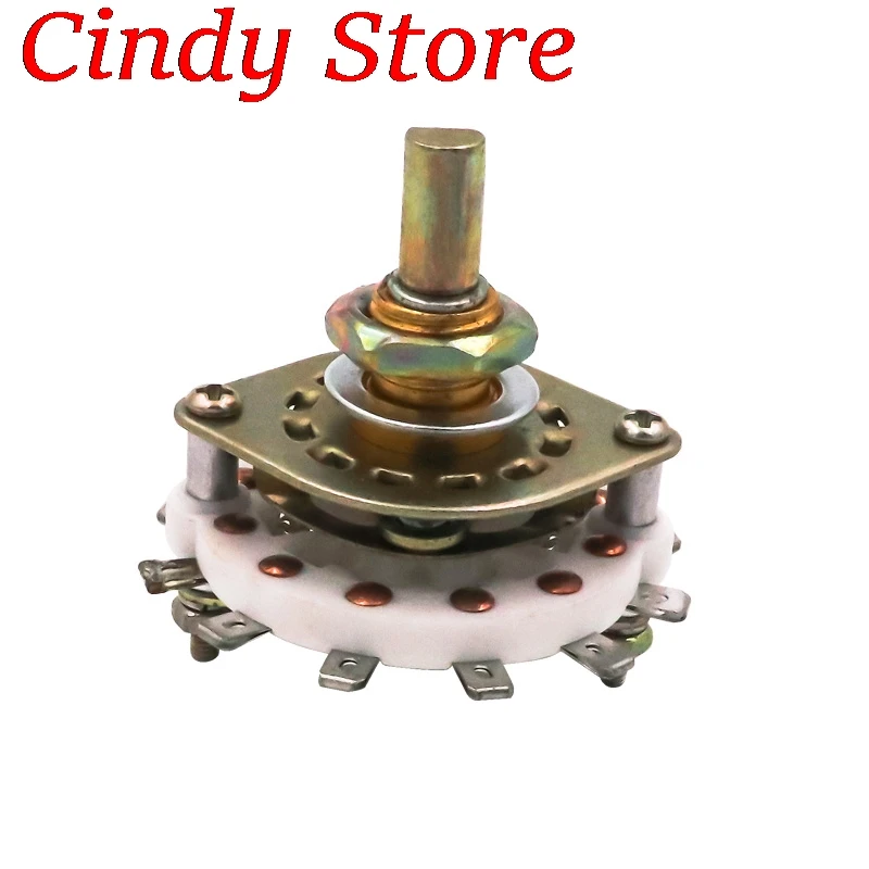 1PC Selectable 1 Deck Band Channel Rotary Switch Selector 1P6T 2P5T 1P7T 4P2T 1P5T 2P2T 2P4T 1P9T 3P3T 1P11T 2P3T