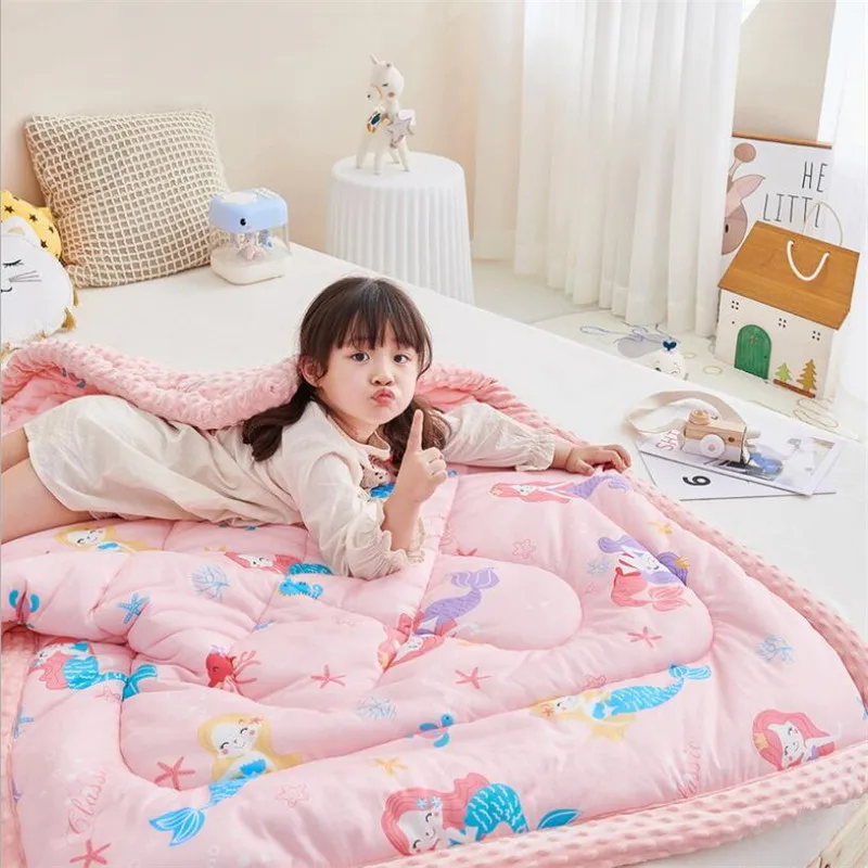 110x150cm Thick Baby Kids Blanket For Bed Winter Warm Blanket 4 Season Kids 3d Raised Bedding Blanket Quilt 8 Patterns