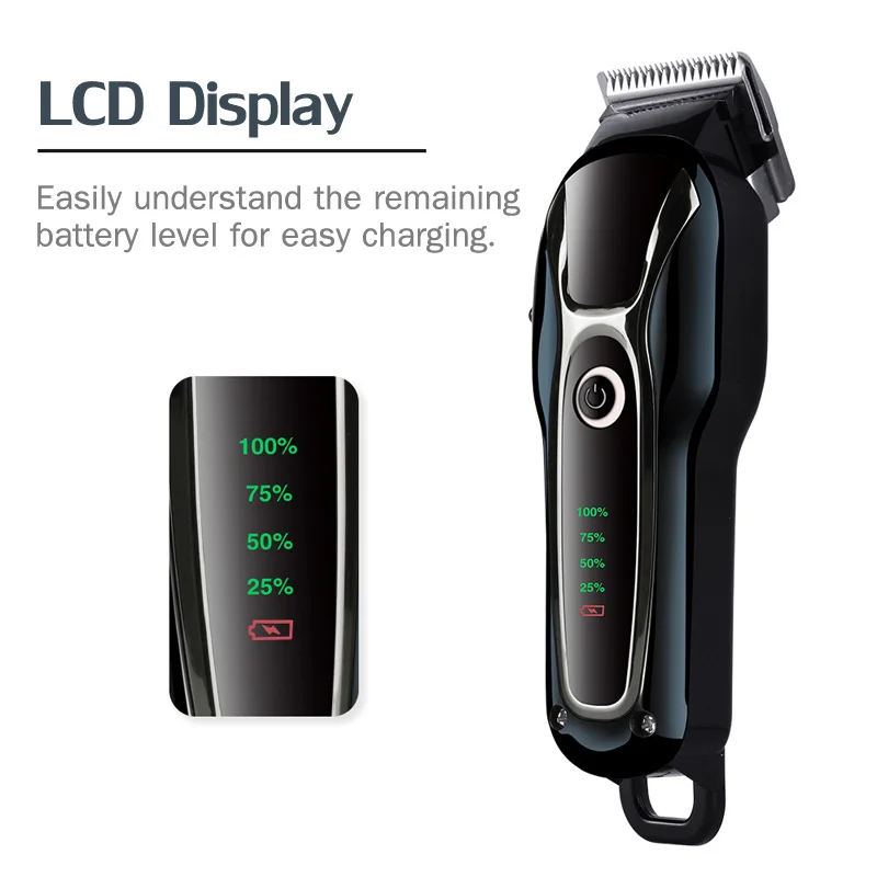 Kemei 1991 Pet Hair Trimmer Clipper Electrical Animal Haircut Machine Cat Dog Grooming Cordless Rechargeable Hair Cutter Remover