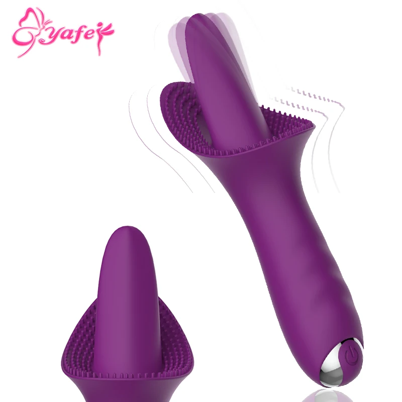 

Innovative 10 Speed Vibration Quiet G-spot Tongue Clitoris Stimulator Mini Vibrating Sex Toys for Women Rechargeable Erotic Toys