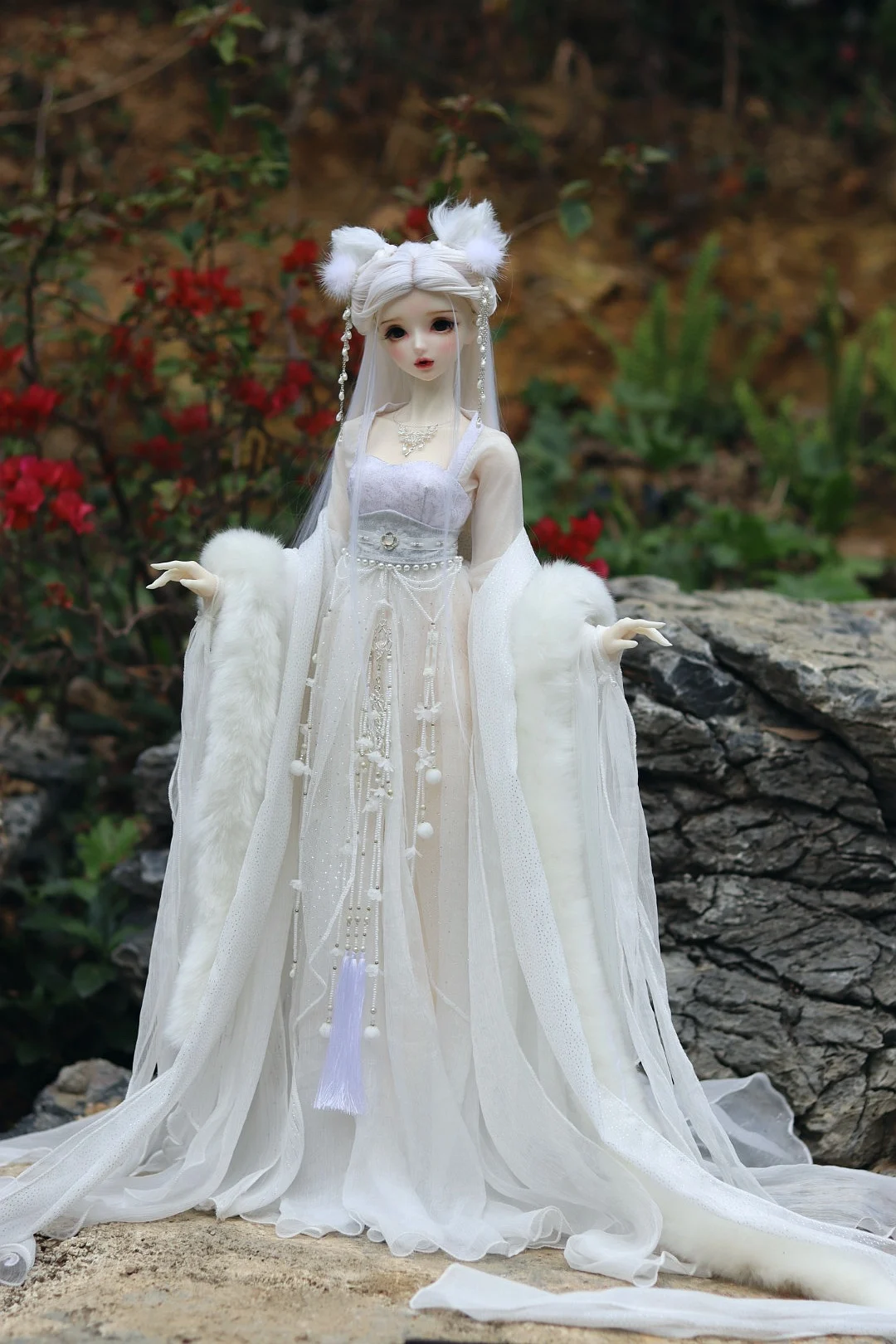 1/4 1/3 مقياس BJD الملابس القديمة زي Hanfu فستان جنية الزي مجموعة ل BJD/SD MSD SD13 فتاة كبيرة إكسسوارات دمي C1087