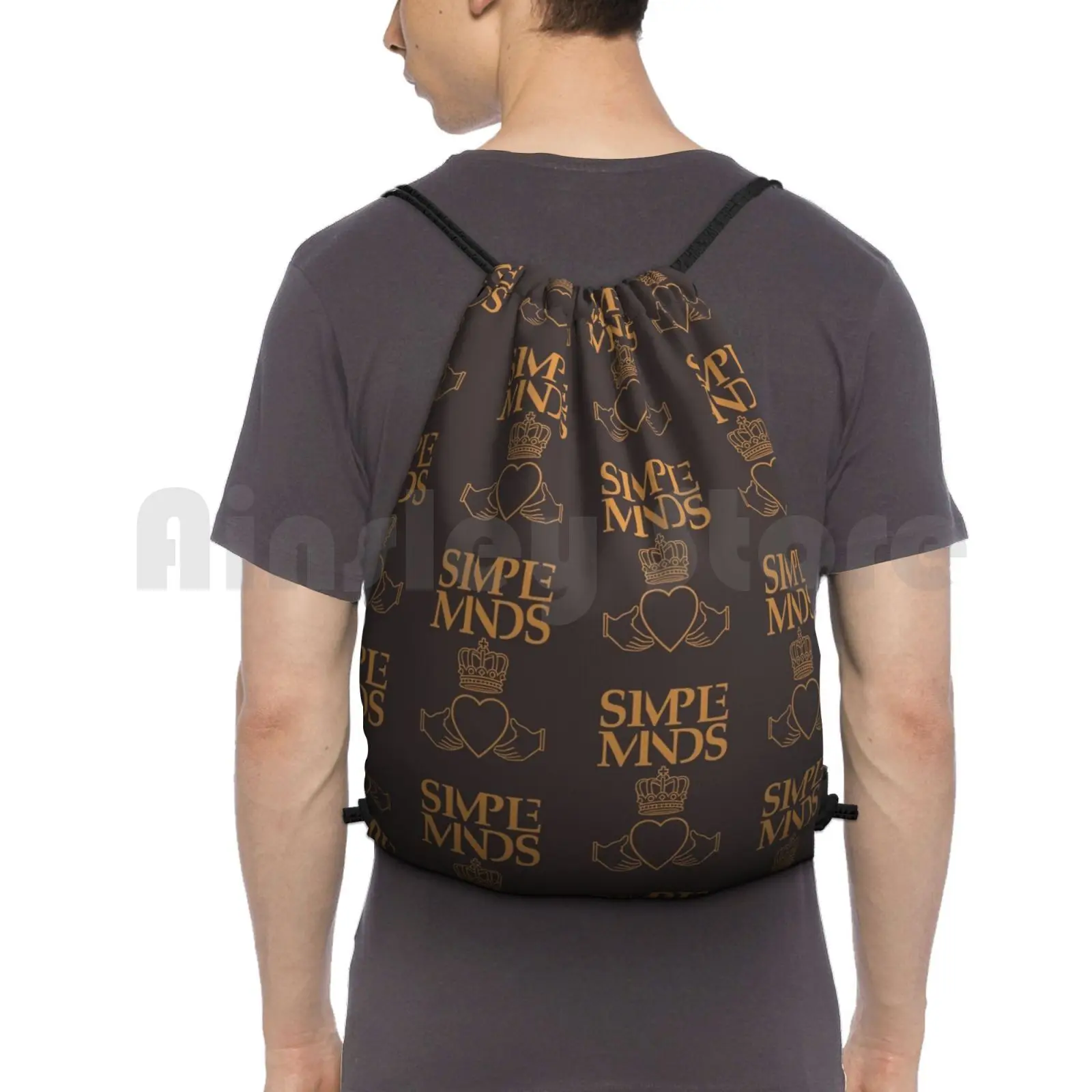 Simple Minds Logo Backpack Drawstring Bags Gym Bag Waterproof Alive And Kicking Dont You Forget About Me The Breakfast