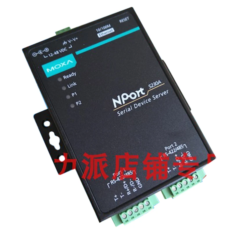 

New Original Spot Photo For MOXA NPort 5230A-T RS232/422/485 2 Port Server Serial Server