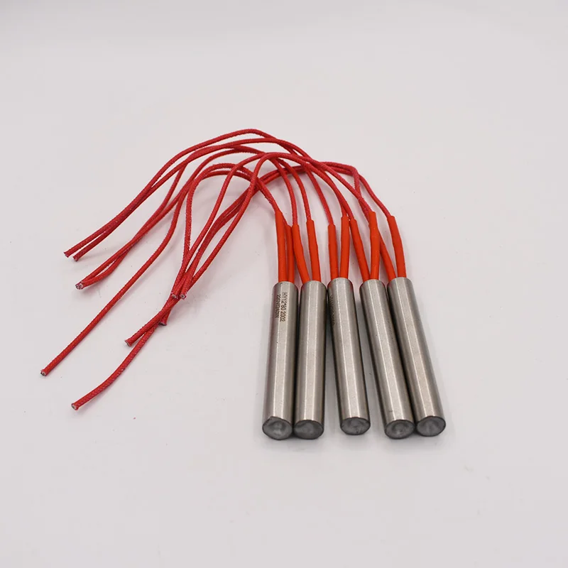 Stainless Steel 8x40mm Cartridge Heater 8mm Tube Diameter 24V/36V/110V/220V/380V 80W Single End Electric Heater Element