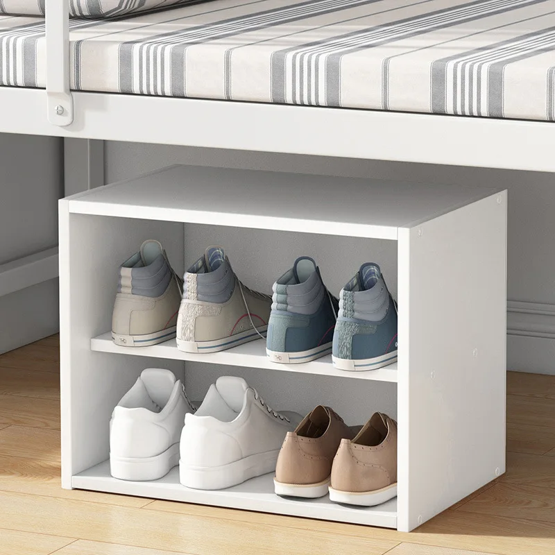 Modern Bed Shoe Rack Bedroom Shoe Rack Household Storage Artifact Multi-layer Simple Door Bedroom Dustproof Shoe Cabinet