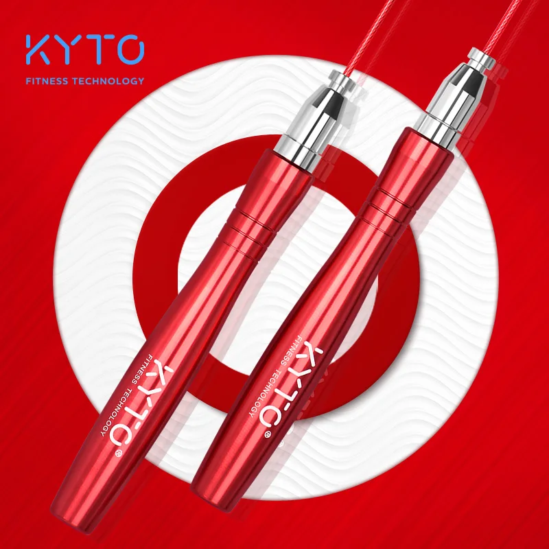 

KYTO Jump Rope High-Speed Skipping Rope Double Unders Adjustable for Crossfit MMA Boxing Fitness Skip Workout Training