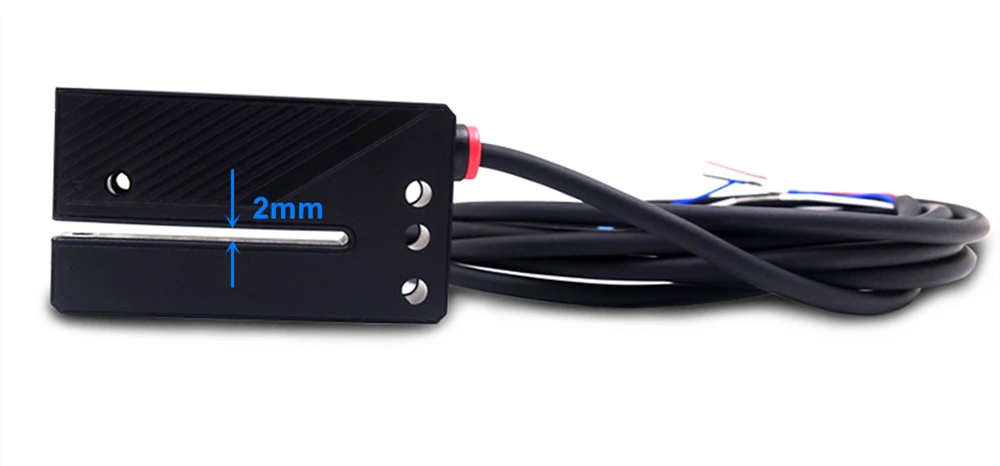 Etiketten-Lichtschrankensensor NPN PNP PUD-050NP NO NC Selbstklebender Etikettenstreifen Mengenzählererkennung Identifizieren Sie den Rückstoßring – Detail 8