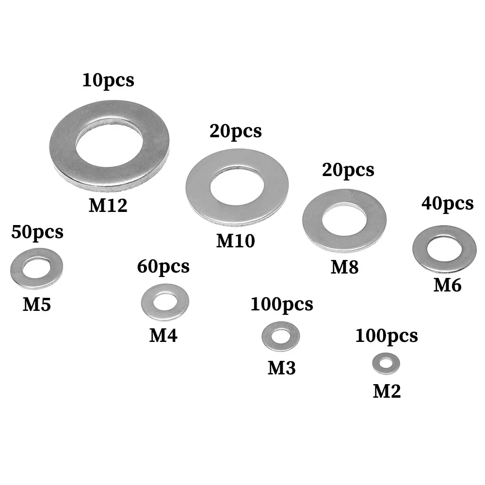 400/510 Viên Phẳng Thép Không Gỉ Máy Giặt Đệm Hút Bùn Inox Cắm Dầu Cho Thuyền Nghiền Nát Phẳng Cói Vòng Công Cụ Phần Cứng phụ Kiện