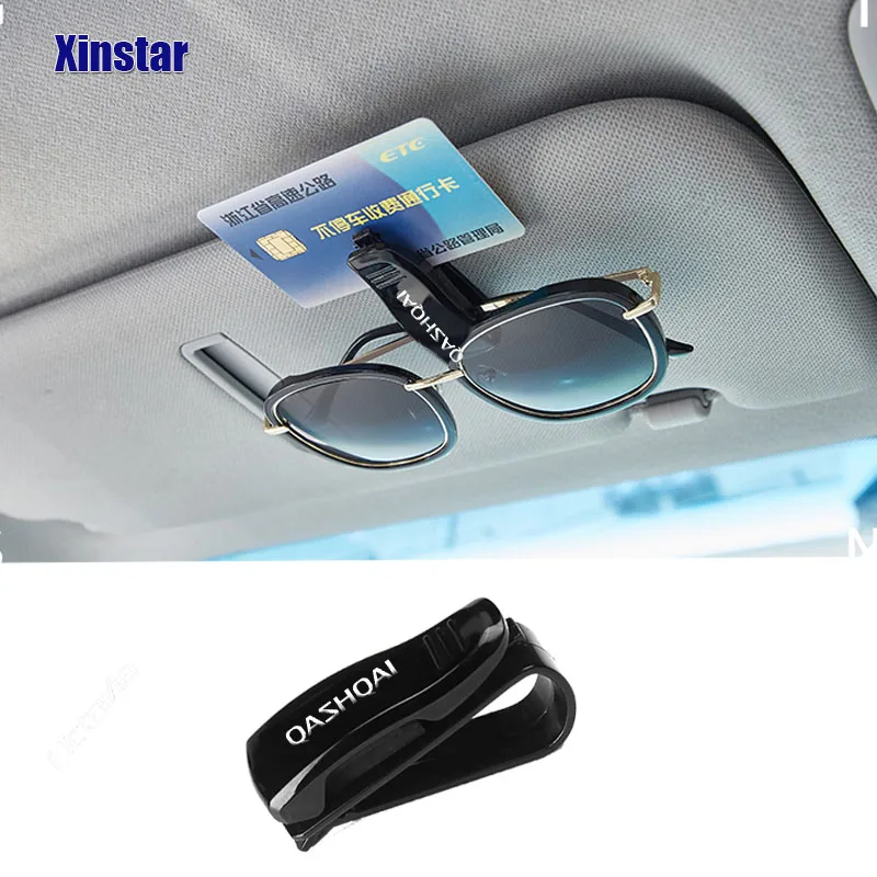 

Plastic Car Glass Clip Ctorage Sunshade Sticker For Nissan QASHQAI J10 J11
