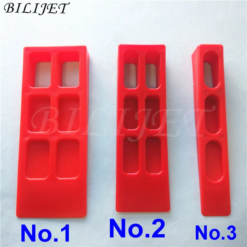 10X Offset Printing Machine Parts Quality Heidelberg Paper Wedge For Mitsubishi Man Roland KBA Komori Paper Block Plug red color