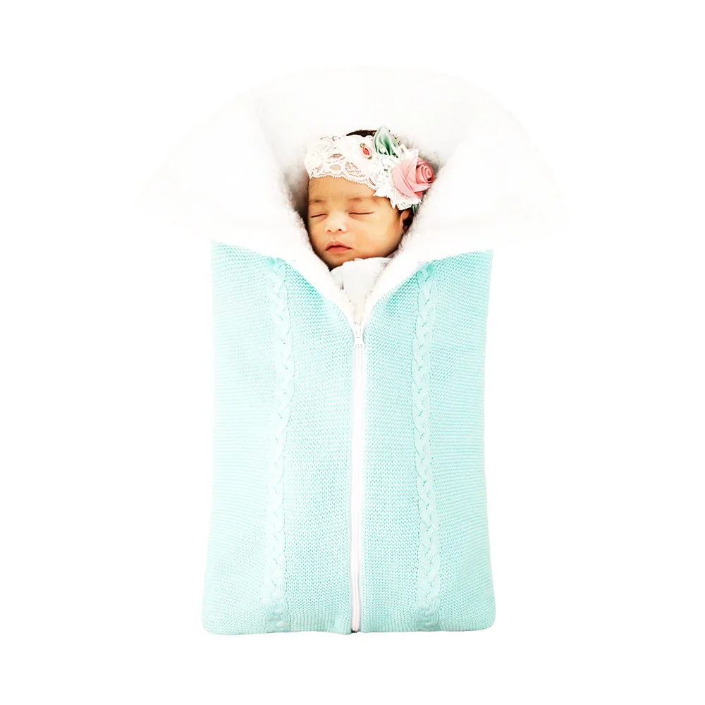 Baby Sleeping Bags Envelopes 0-6M Newborn Bebes Swaddle Wrap Sleepsacks for Stroller 75*35cm Infant Kids Accessories Cartoon Fox