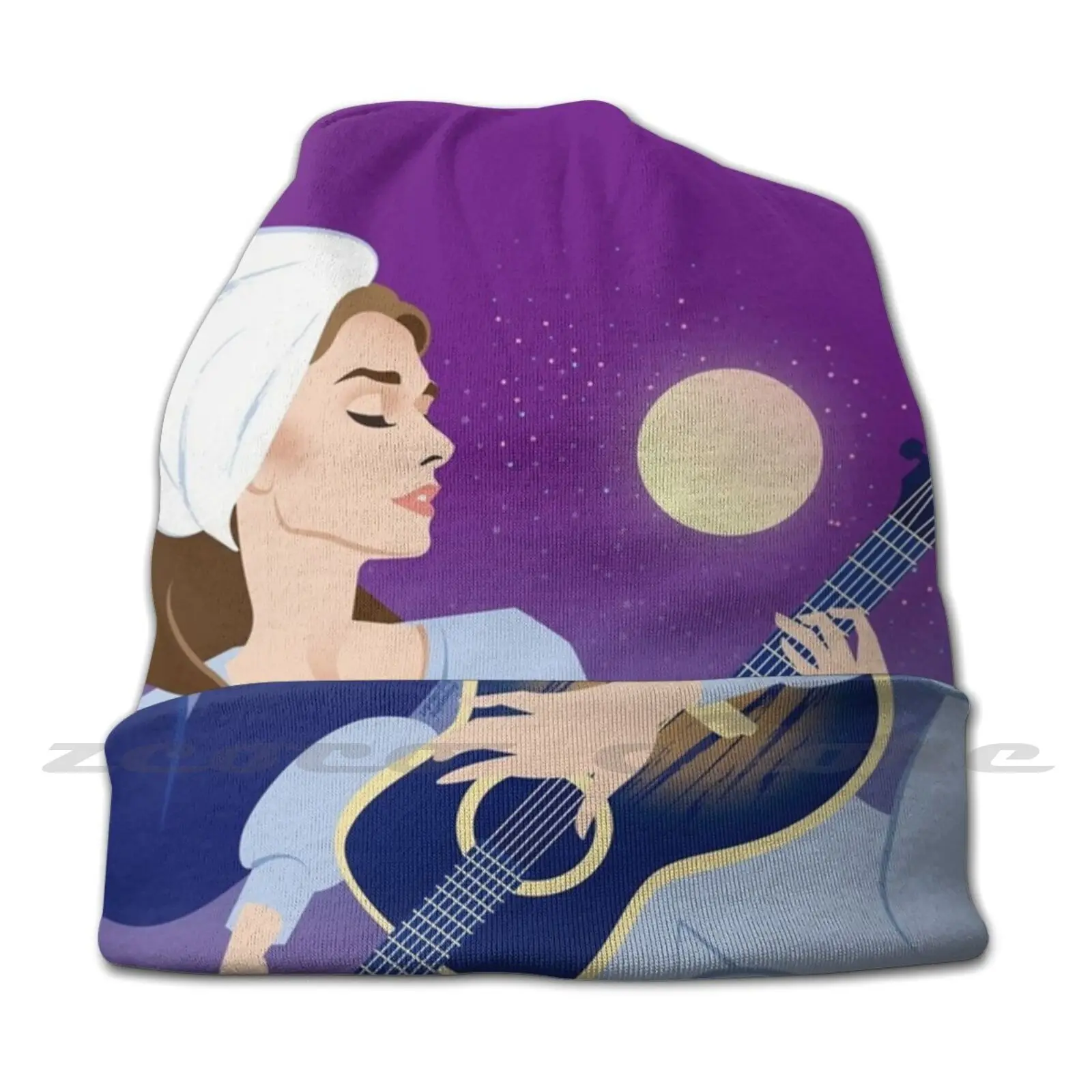 Moon Adult Kids Knit Hat Hedging Cap Outdoor Sports Breathable Audrey Hepburn Breakfast At Moon River Icon Holly Golightly