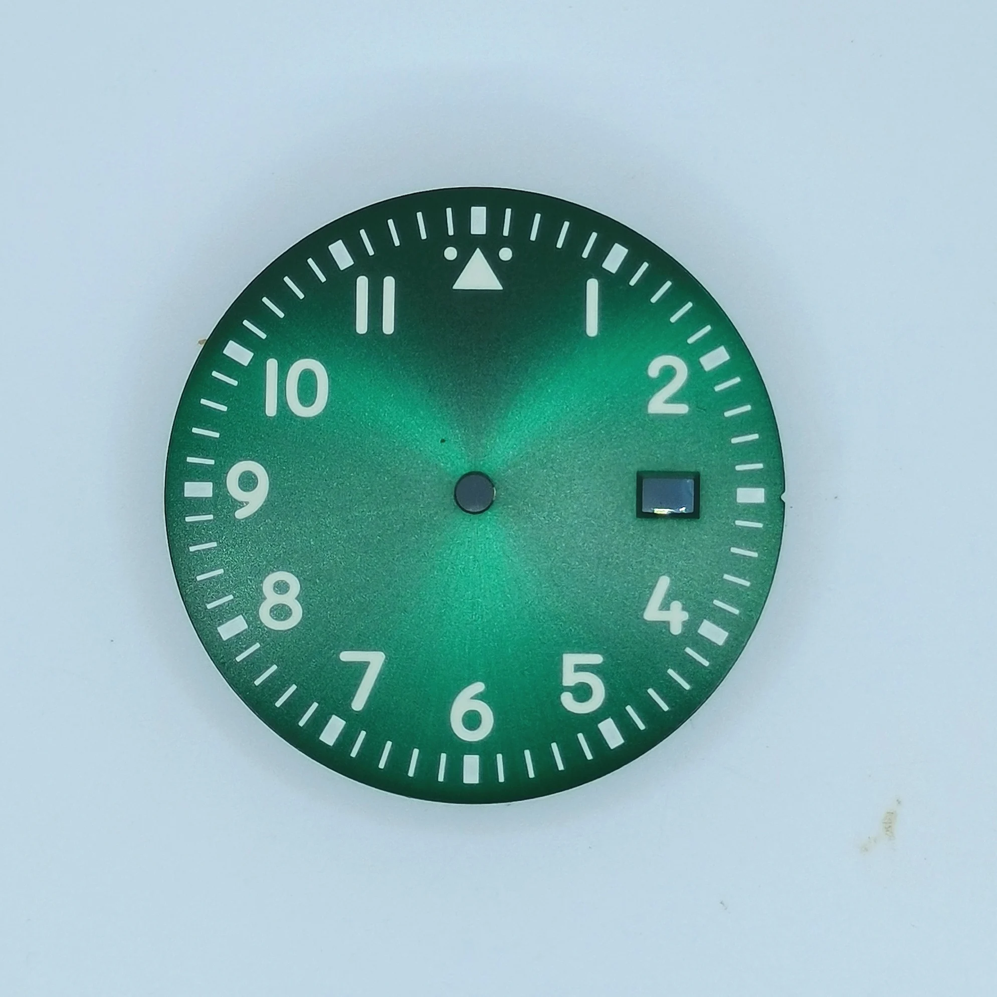 New Watch Part 33.5MM Dial Green Luminous Fit NH35 Automatic Movement