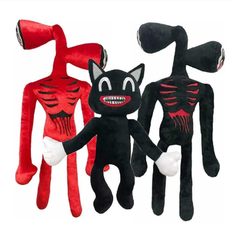 SILENT SIREN マスコット 30-40cm Siren Head Plush Toy Soft Sirenhead Stuffed Doll Cartoon