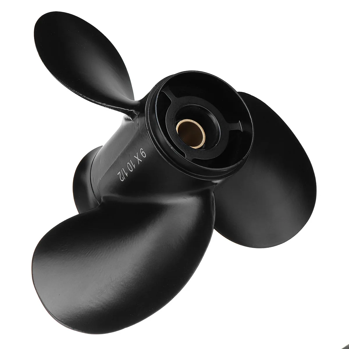 

For Mercury 6-15HP 48-828158A12 9x10 1/2 Marine Boat Outboard Propeller Aluminum Alloy Standard Rotation Black 8 Spline Tooth