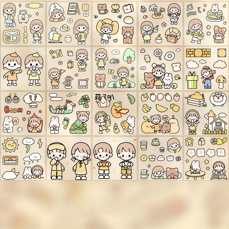 Adesivo scrapbooking suprimentos adesivo bonito adesivo decorativo para presente embalagem notebooks gdeals