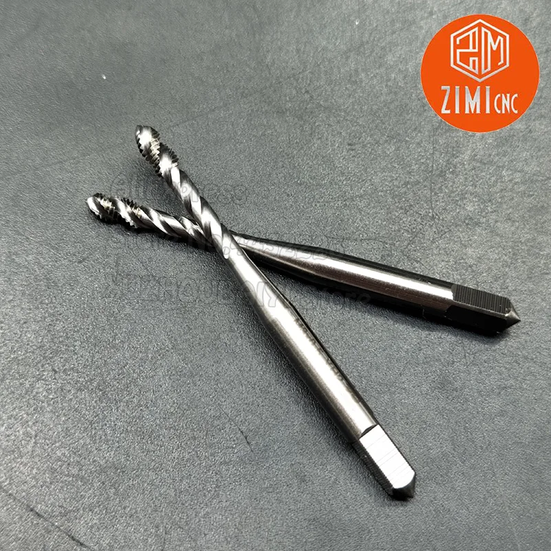 M3 * 0.5mm M4 * 0.7mm rubinetto a spirale per la lavorazione di alluminio maschiatura filettatura Kit di taglio utensile manuale strumento di filettatura vite rubinetto trapano strumento CNC