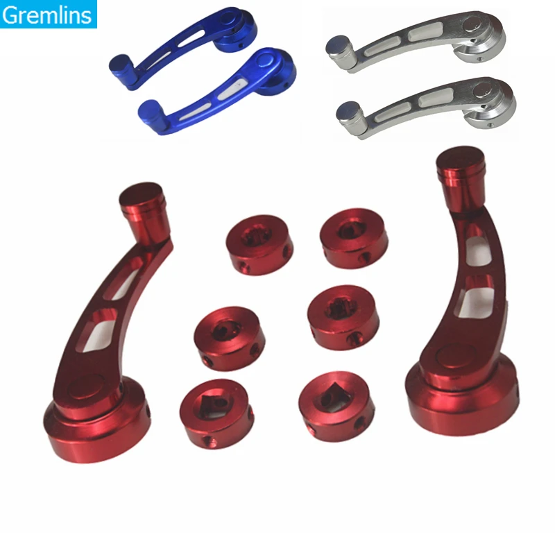 

2 шт. Алюминий сплав универсальная ручка окна автомобиля намотки стояк Замена намотки Адреналин Riser Kit Универсальный подходит для продвижения