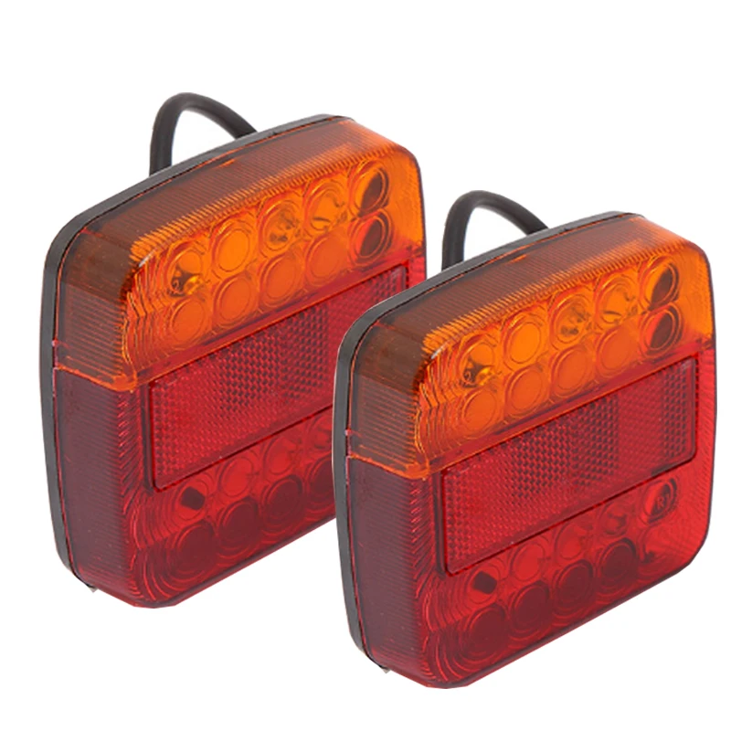 20 LEDs Tail Light Rear Lamps Boat Trailer 12V Rear Parts for Trailer Truck price for 2pcs