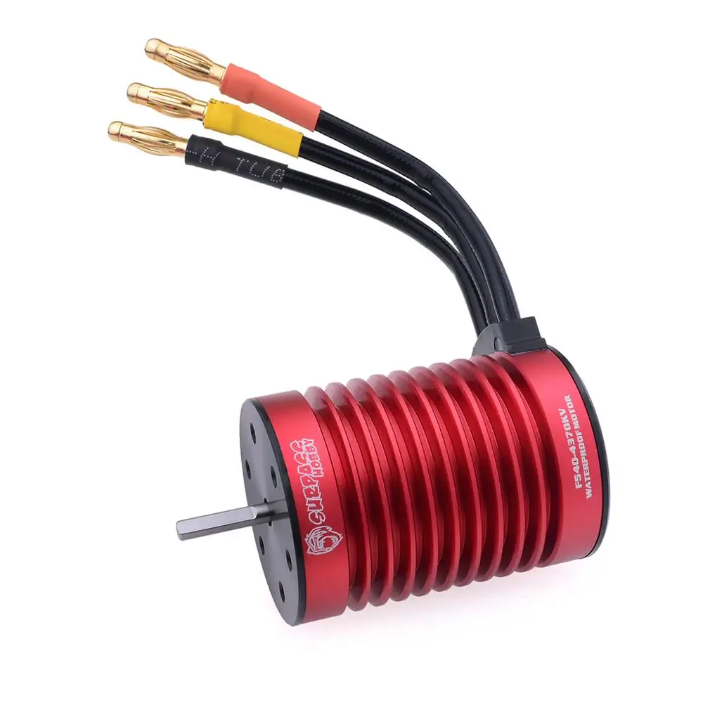 SURPASSHOBBY KK Waterproof Combo F540 4370KV Brushless Motor w/ 45A ESC + S0600M 6KG Servo for 1/10 RC Car Tamiya Axial Redcat