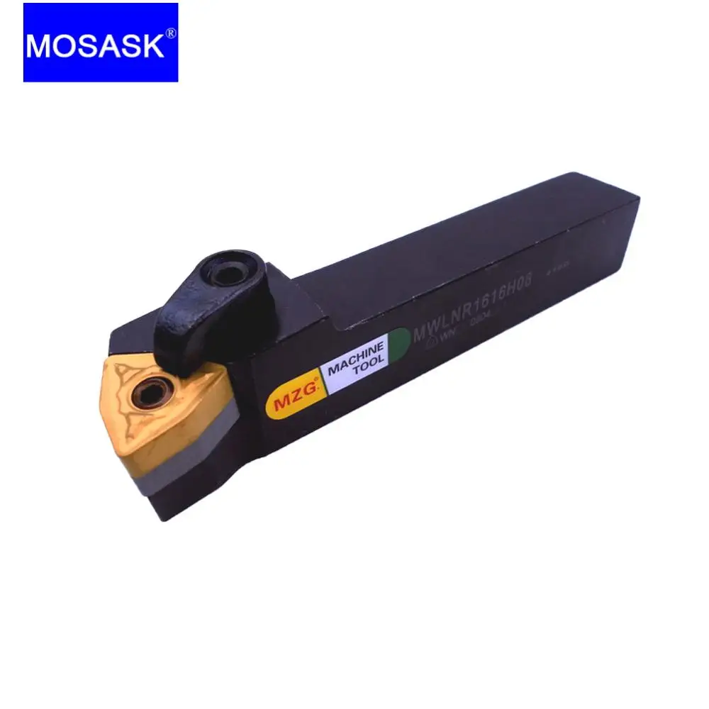 MOSASK MWLNR 금속 가공 절삭 공구 MWLNR2020K08 보링 커터 CNC 선반 아버 외부 선삭 공구 홀더