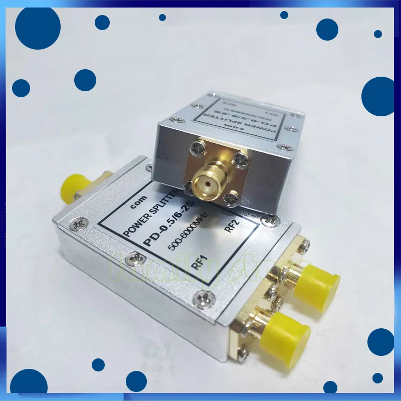 500-6000MHz Sma one-two splitter, WIFI, GPS two-power splitter, RF power splitter