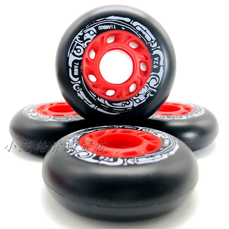 92A 95A Super Hardness Slide Skating Wheel for Street Asphalt Road Brake Drift Shift Roller 72 76 80mm Skating Wheel Inline Tyre