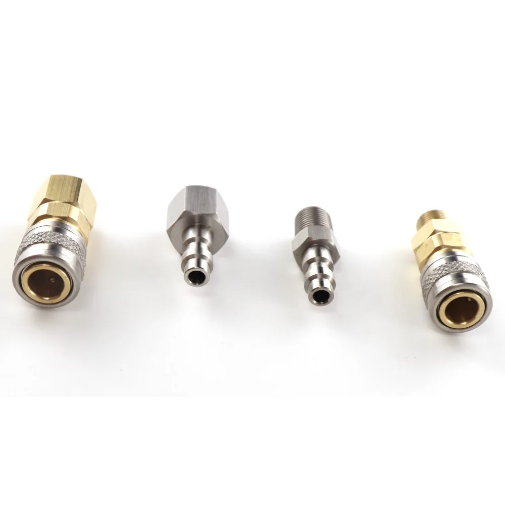 New Foster Quick Disconnect Coupler Stainless Steel Male Plug 22-2 Or 23-2 Female Coupler 2202 Or 2302(1/8 Npt thread )