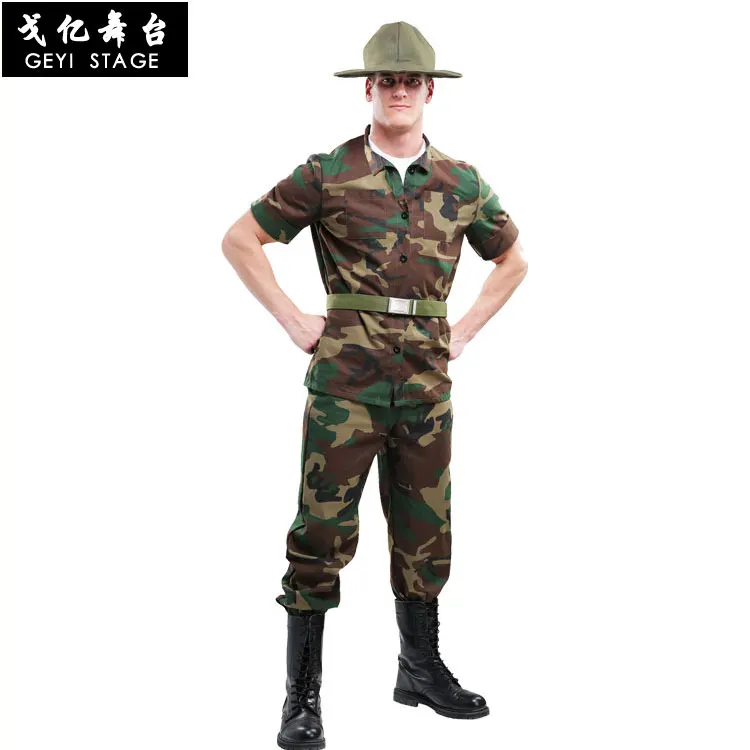 Halloween Army uniforme militare Camouflage abbigliamento tattico uomo forze speciali Airsoft Soldier Training Combat Clothes