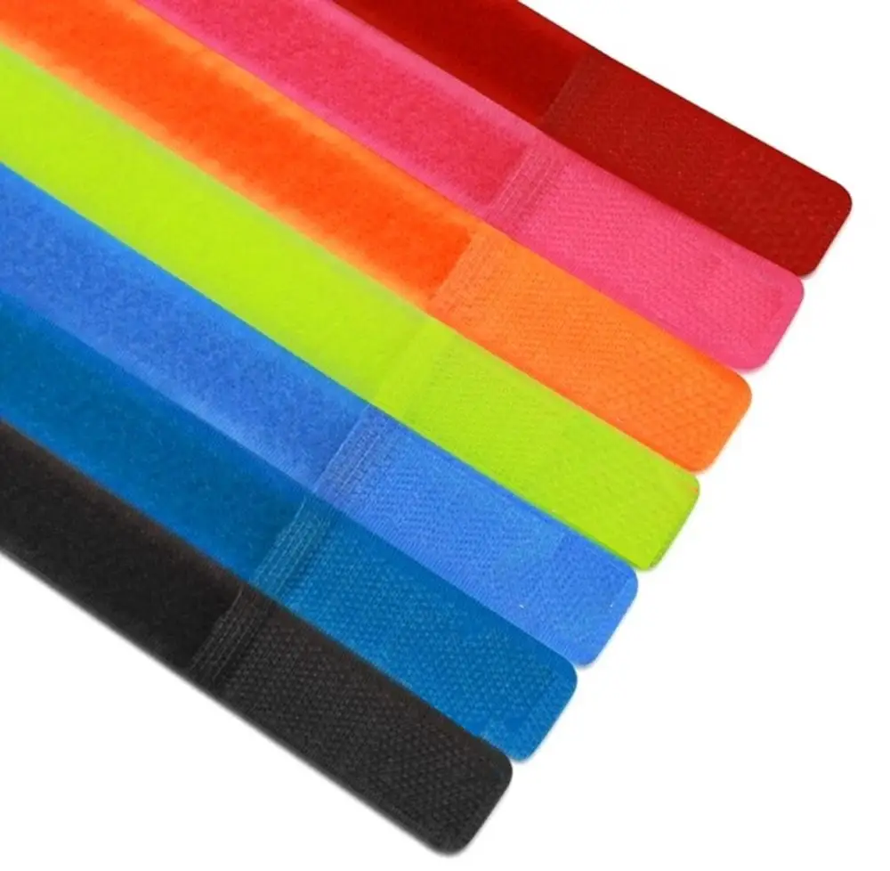 50Pcs Nylon Cable Tie Colorful Power Management Wire Marker Straps Cord Cable Tie Self-adhesive Cable Belt Multifunction