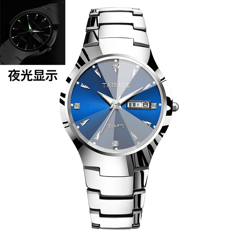 часы мужские relogio masculinoungsten steel watch quartz strap watch precise travel time classic fashion waterproof versatile r