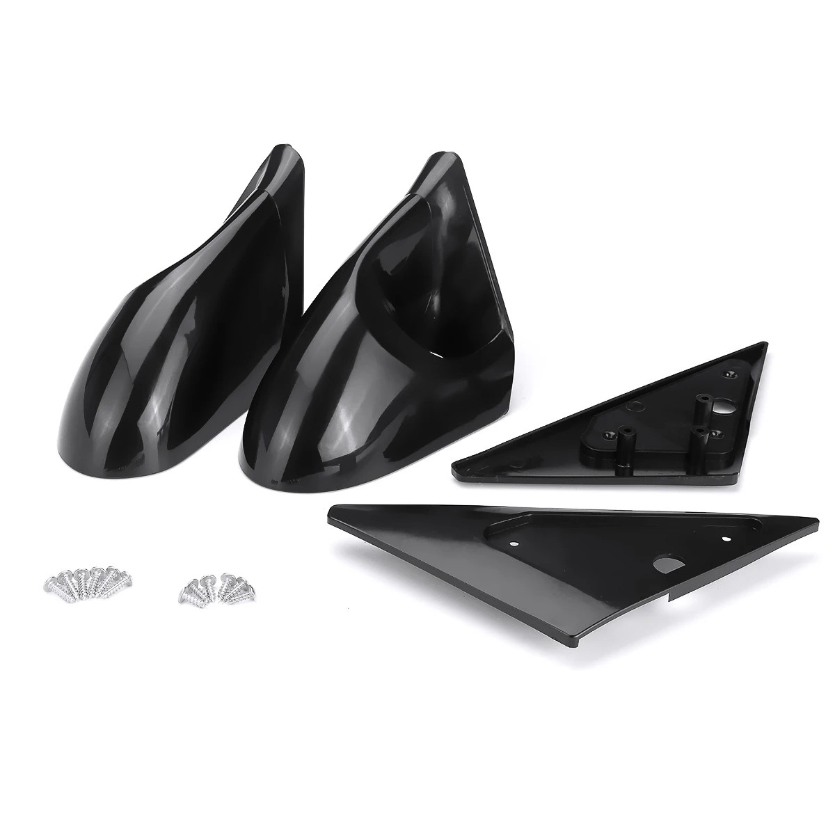 New Pair Spoon Style Adjustable Car Manual Side View Rearview Mirror For EK Honda Civic Sedan 4Dr 1996 1997 1998 1999 2000