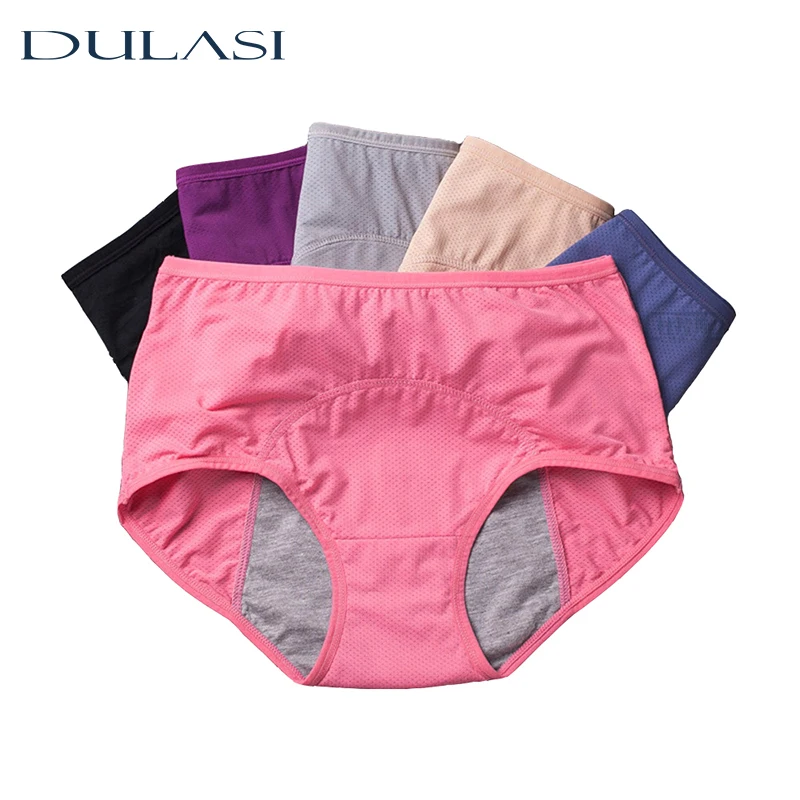 Menstrual Underwear Period Panties Physiological Pants Leakproof Breathable Women Sexy Mid Waist Health Briefs Dropshipping Hot