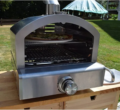 Pretty Gas Stainless Steel Outdoor Pizza Oven, Portable Pizza Grill, Free Shipping