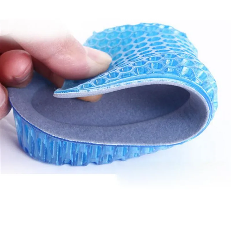 Silicone Gel Heightening Shoe Pad Massage Men Women Foot Care Protector Insoles Elastic Cushion Arch Support Insert Heel Pads