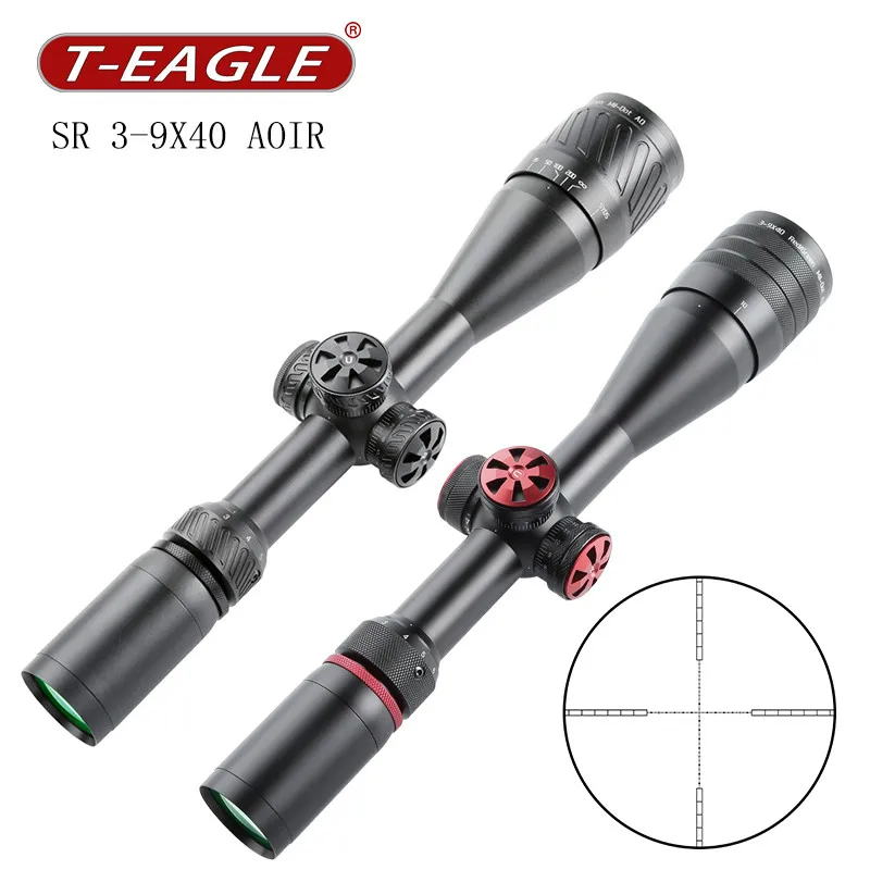 Teagle SR 3-9X40 AOIR Tactical Optic Sight Riflescope Two Colors RifleScopes For Hunting Sniper Scope Airsoft Air Guns Sight