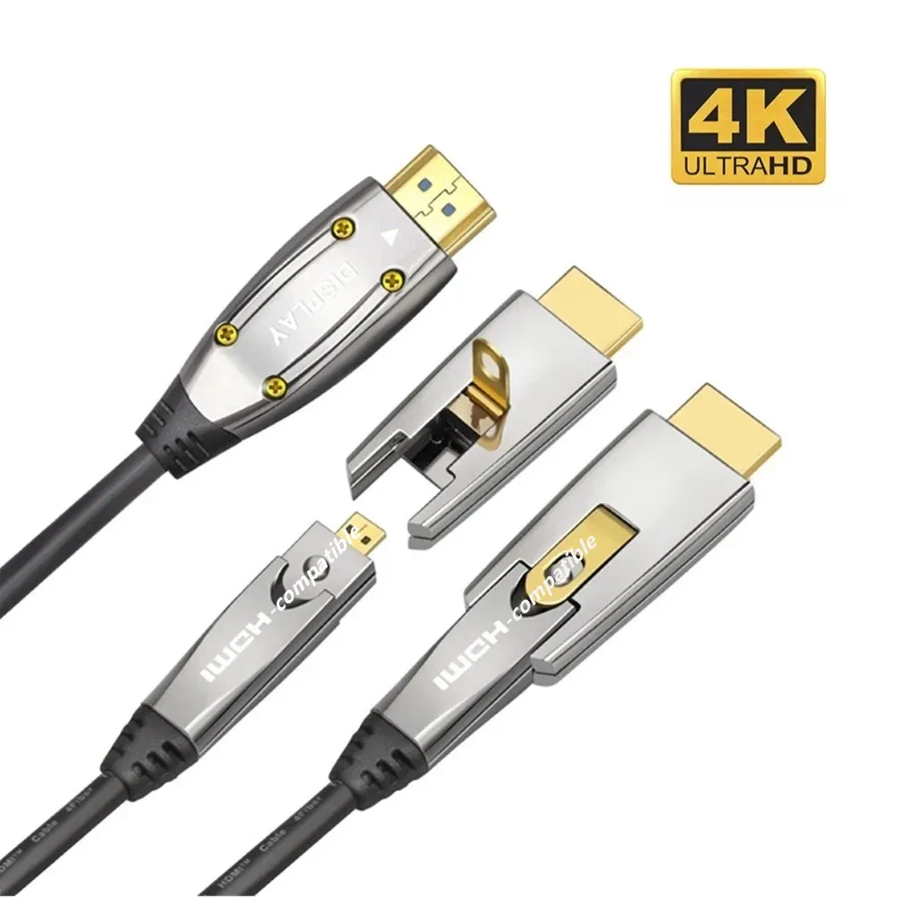 

Audio and video Optical cable 4K@60Hz HDMI-compatible 2.0 2.0b fiber optic cable 18Gbps HDR 4:4: 4 For computer TV Box Projector