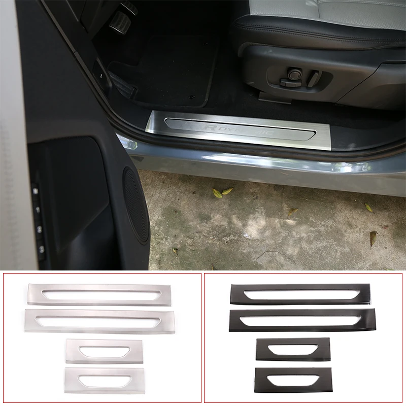 

Car Stainless Steel Built-In Sill Strip Protection Plate Decorative Strip For Land Rover Range Rover Evoque 2020 Accessories