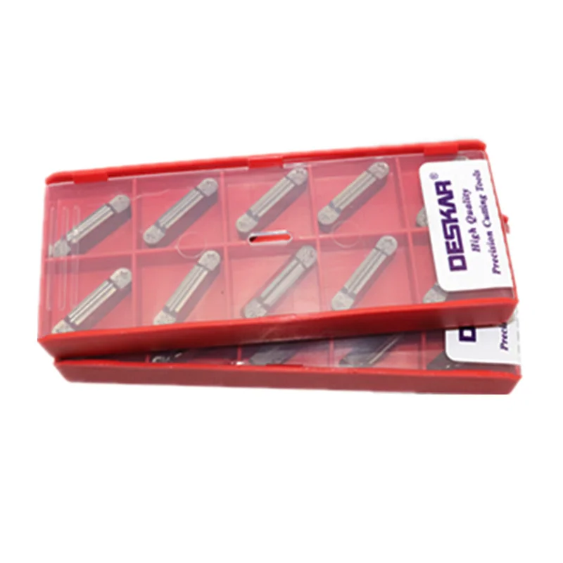 10 pces mrmn200 g mrmn300 mrmn400 m k10 100% deskar carboneto inserção cnc ferramenta de corte mrmn 2mm 3mm 4mm que sulca lâminas para alumínio