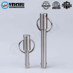 VCN115.1  1pcs  Stainless Steel Safety Pins Key Ring Ball Lock Pin For Quick And Easy Locking/Connection Of Parts And Tools