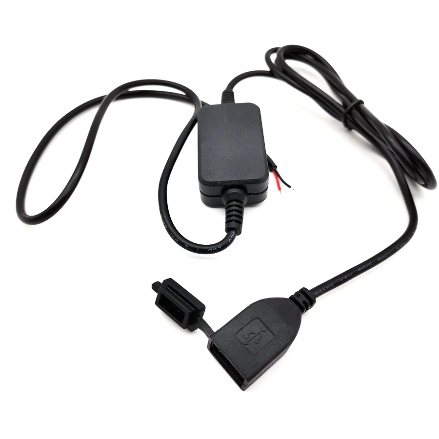 

5V Dual USB Motorcycle Charger DC12V Power Supply Adapter for Car Boat Motorcycle