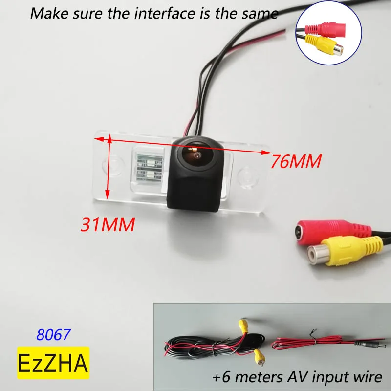 

Car HD CCD Night Vision Backup Rear View Camera For VW Touareg Passat Tiguan Polo Santana Golf Skoda Fabia for Porsche Cayenne