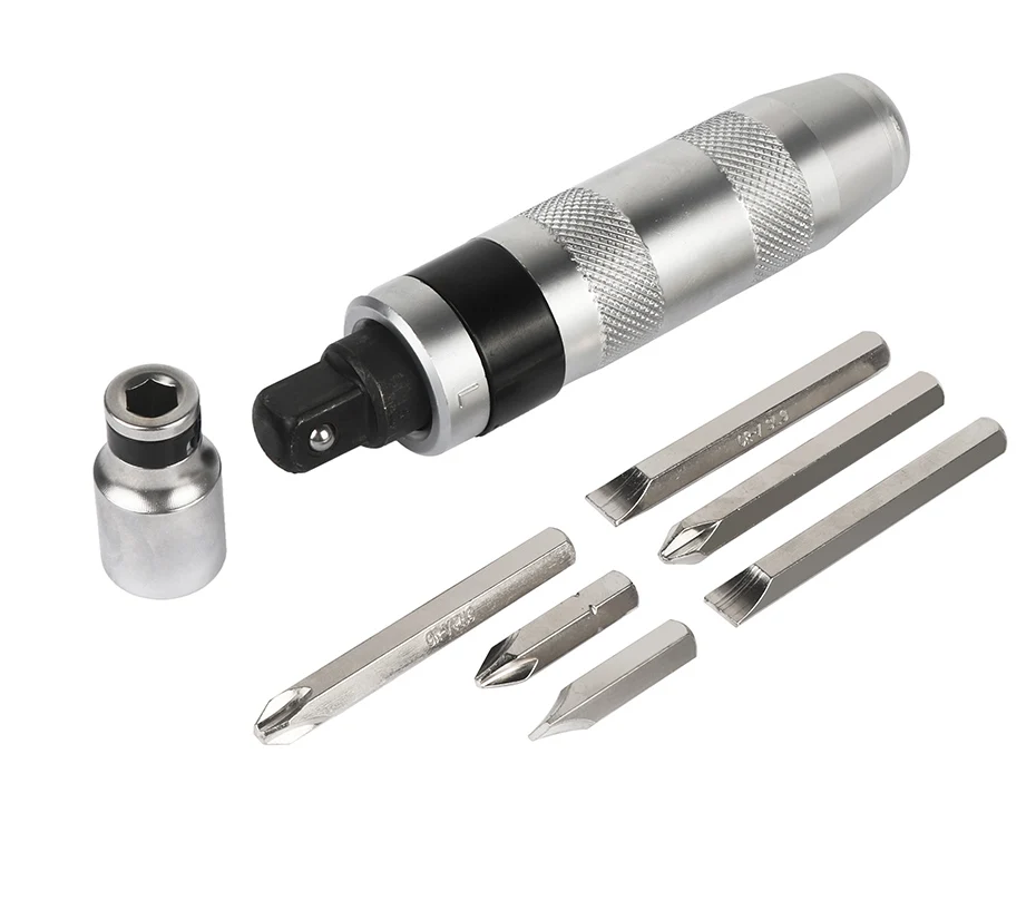 7-teiliges Set Mehrzweck-Schraubendreher- und Meißel-Bit-Set für schwere Beanspruchung, Schlagschraubendreher-Set mit Box – Detail 7