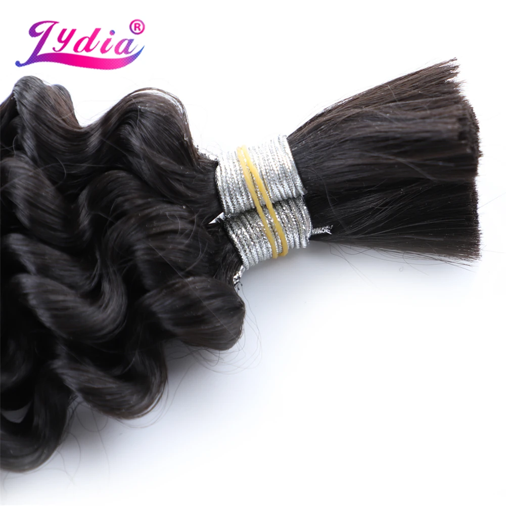 Lydia Synthetic Hair Extensions For Women No Weft  Water Curly Hair Bundles 18