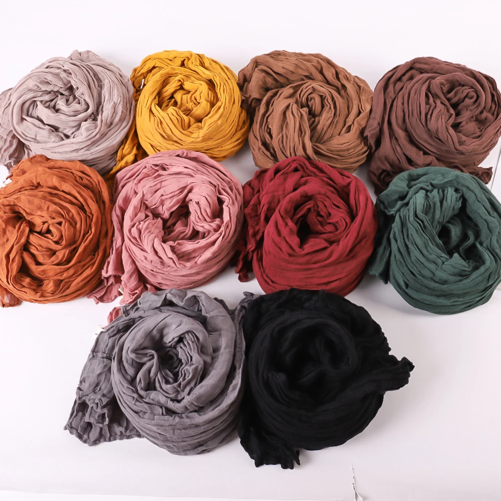 Style Linen Cotton Tassel Scarf Men Scarf For Bufandas Solider Color Spring Autumn Warm Soft Kroean Style Scarves