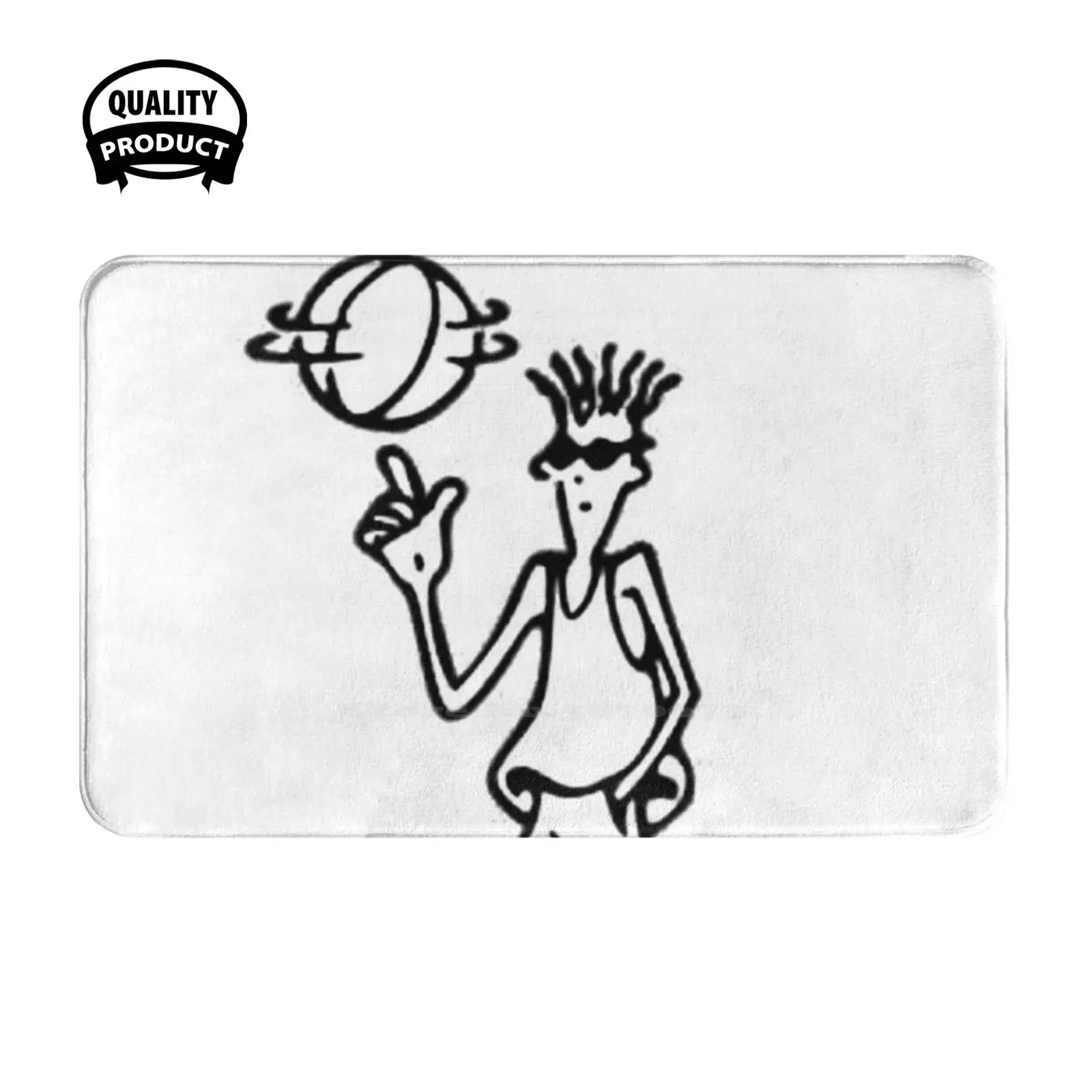 

Fido Dido Basketball Soft Cushion Home Carpet Door Mat Car Rug Fido Dido Sk8R Skater Skateboard Skating Cartoon Dog Doll