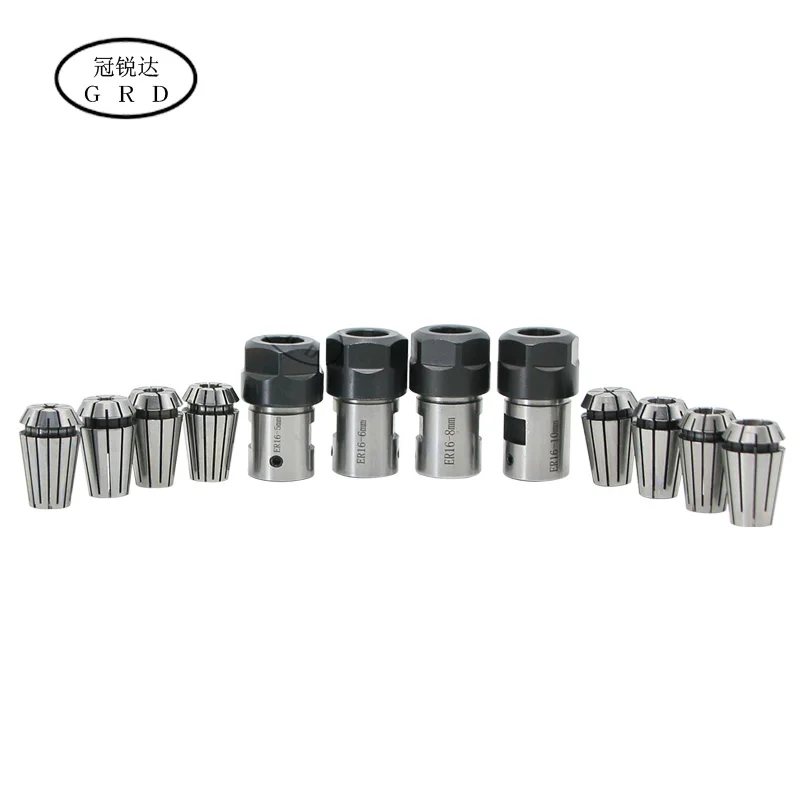 1 set C20 ER16 5/6/7/8/10/12/14/16mm motor shaft Engraving machine tool holder+9/11/16pcs collet chuck ER tool holder spindle